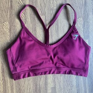 Gymshark V Neck Sports Bra Small